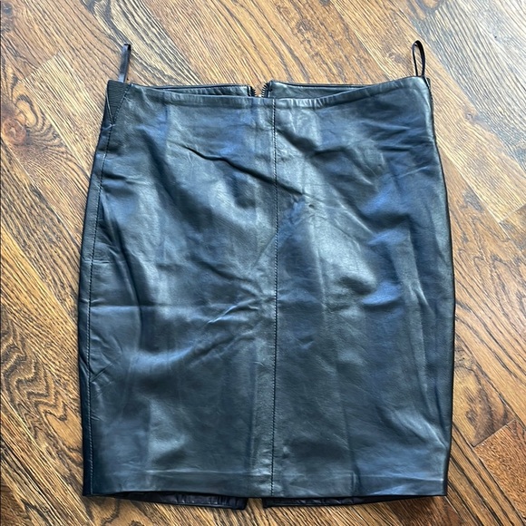 bebe Dresses & Skirts - bebe Black Leather Pencil Skirt